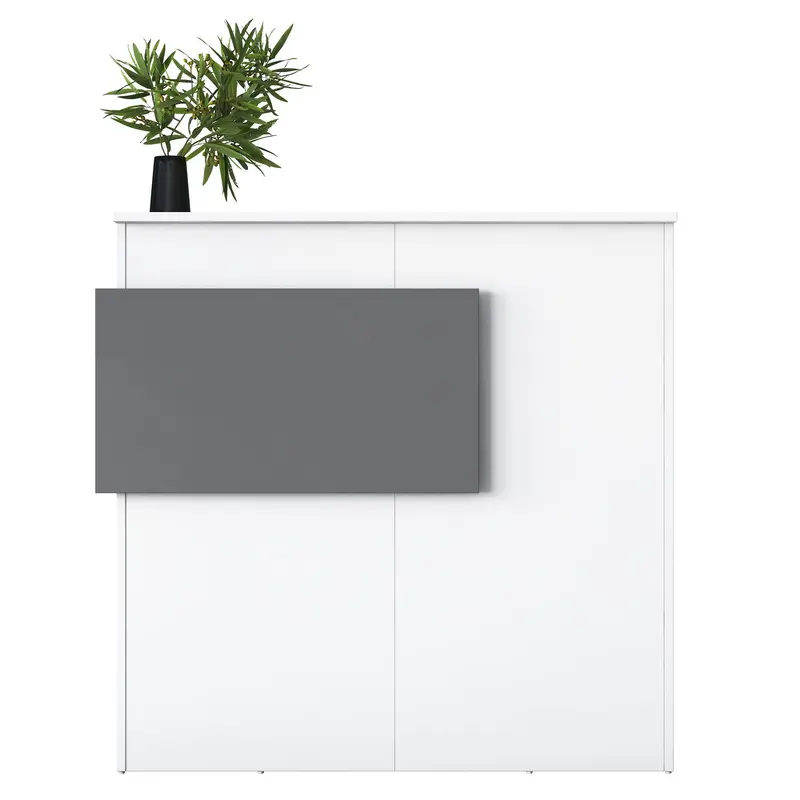 MA102 Empfangsdesk - Weiss Anthrazit