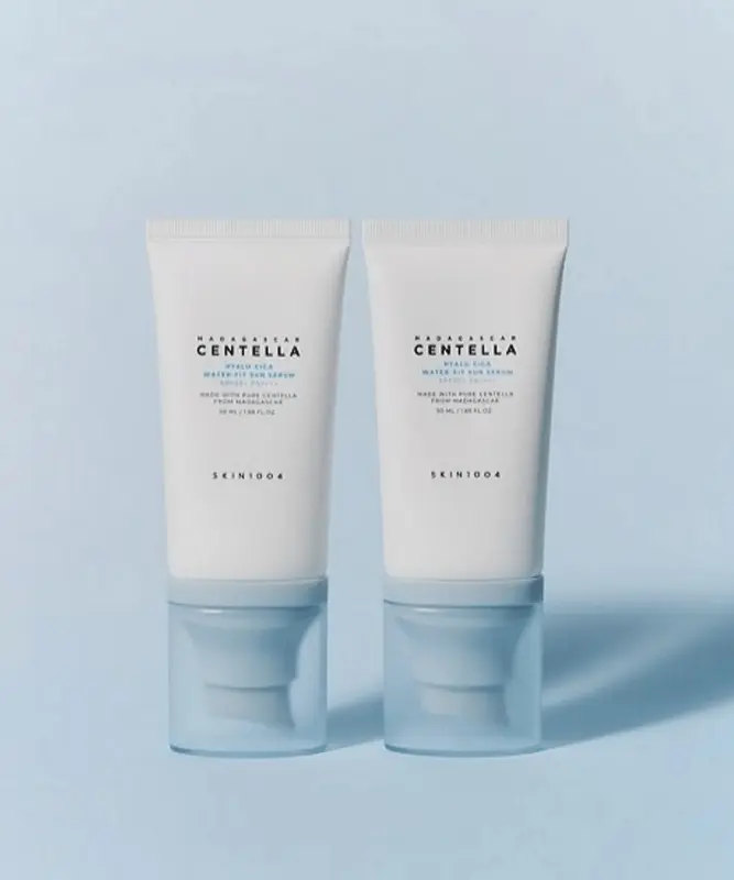 Madagascar Centella Hyalu-Cica Water-Fit Sun Serum SPF50+ PA++++ (Twin pack)
