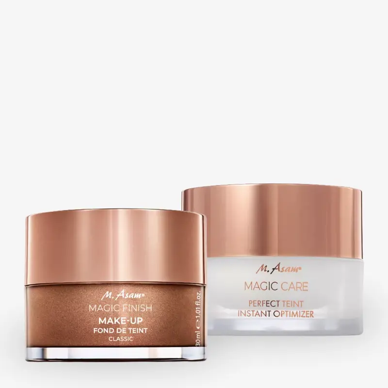 MAGIC FINISH & PERFECT TEINT Set – Primer & Make-up für ebenmässige Haut