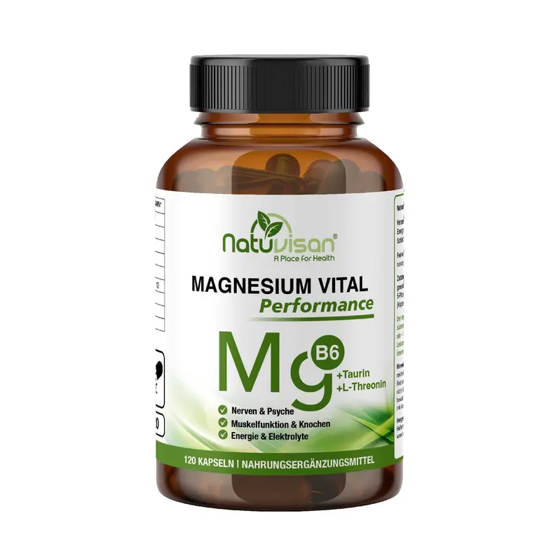 Magnesium Vital Performance – Magnesium Komplex Grübel-Stop 120 Kapseln