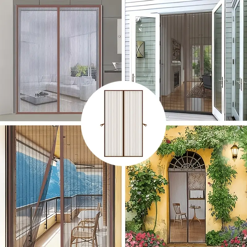 Magnetische Fliegengittertür für Türen und Fenster