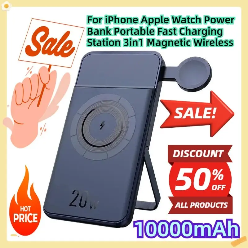 Magnetischer MagSafe Powerbank 10000mAh · 20W Fast Charge