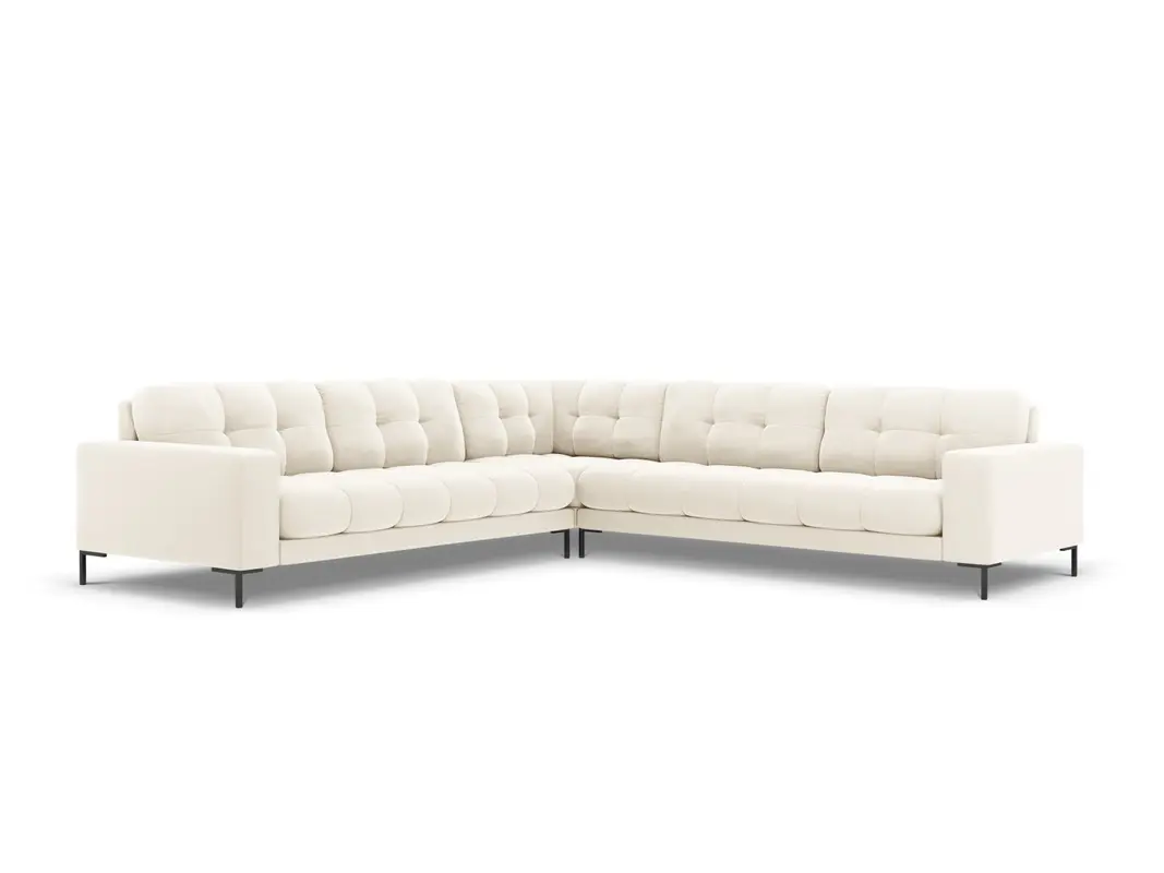 Mamaia Velour Symmetrical Ecksofa 6 Sitzer