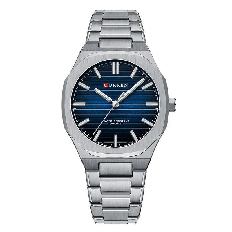 Männliche Stahl-Armbanduhr
