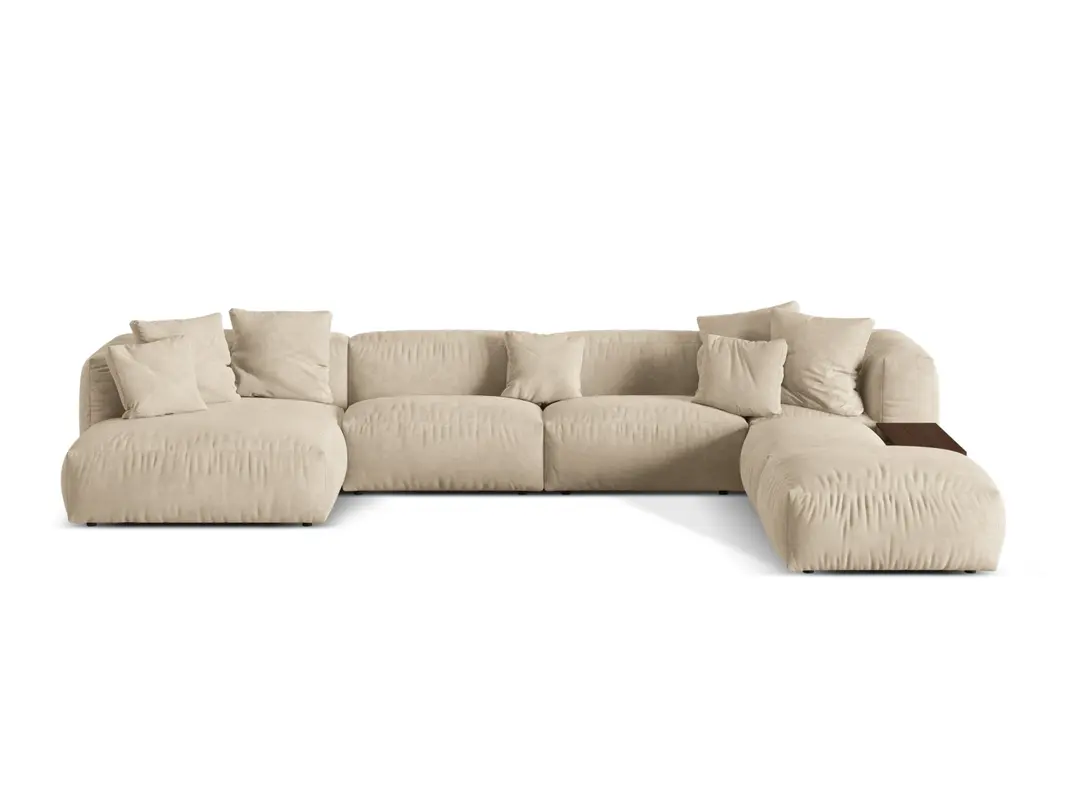 Martina Modulares Panoramic Ecksofa rechts 5 Sitzer