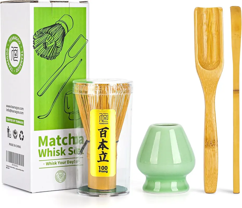 Matcha-Set, Celadon-grün