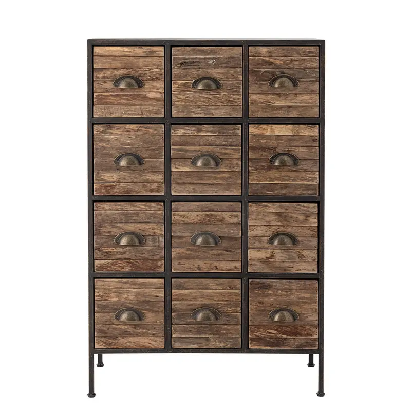 Matteo Drawer, Schwarz, Metall