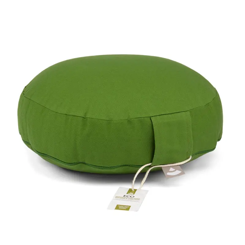 Meditationskissen RONDO ECO EXTRA FLACH Dinkel bordeaux | Dinkelhülsen