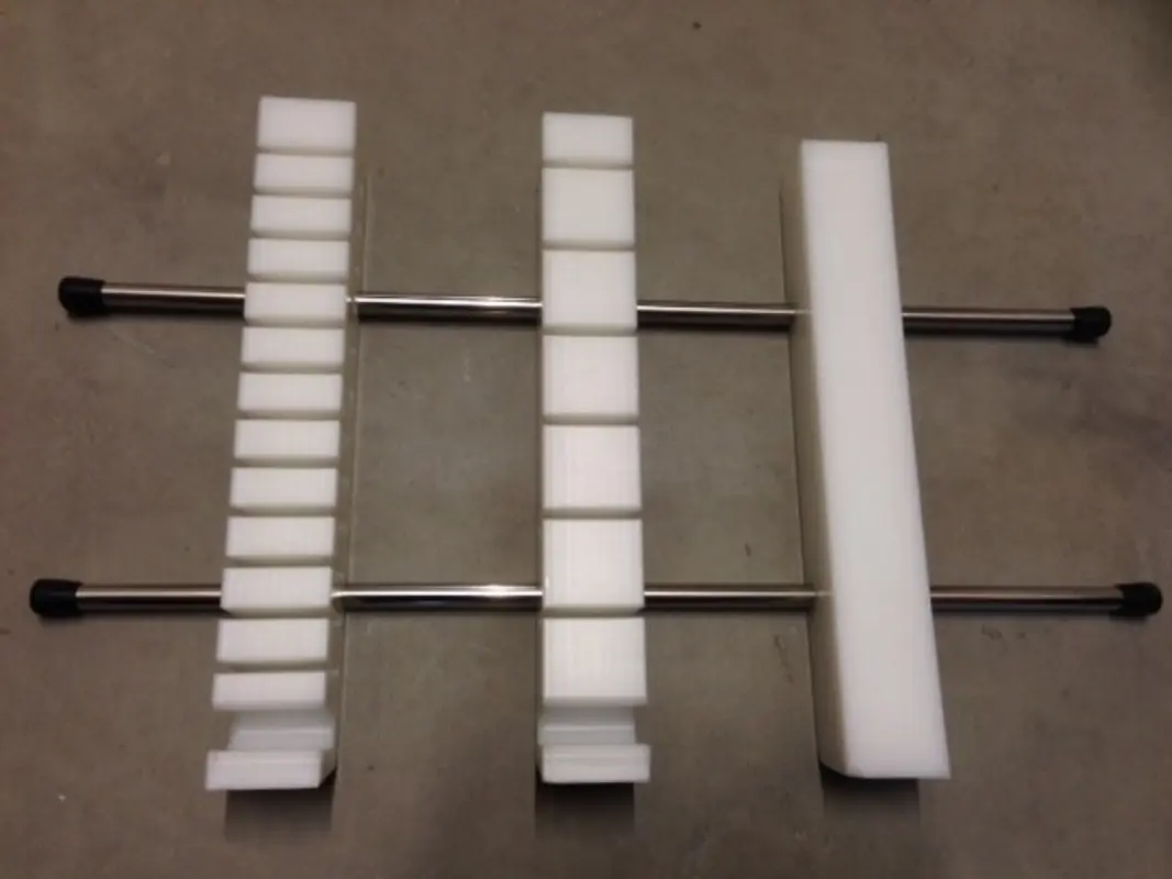 Messerblock verstellbar passt GN 1/1 Schale
