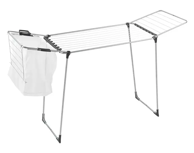 METALTEX Wäschetrockner Tempest 18 m 175x55x106 cm inkl. Wäschesack/Sockenhalter
