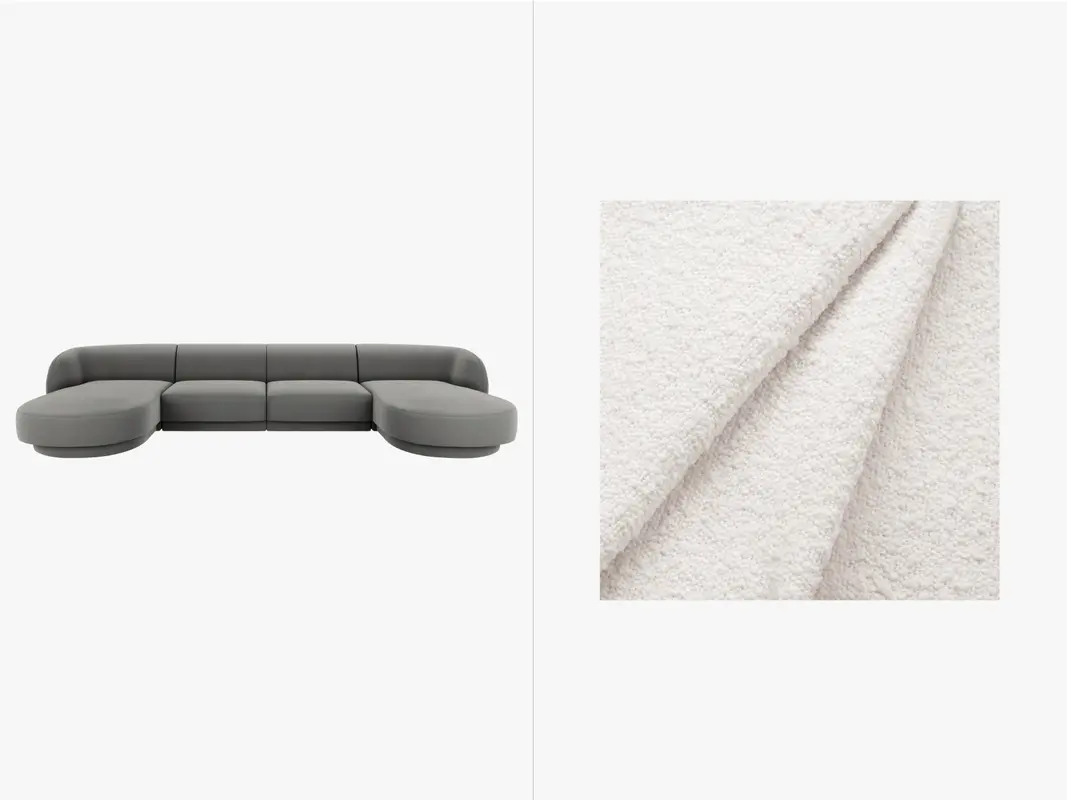 Miley Panoramic Sofa 5 Sitzer