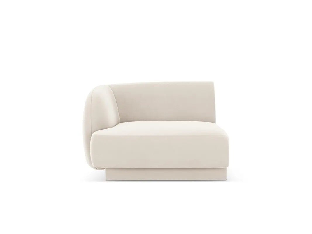 Miley Velour Modul links 1 Sitzer