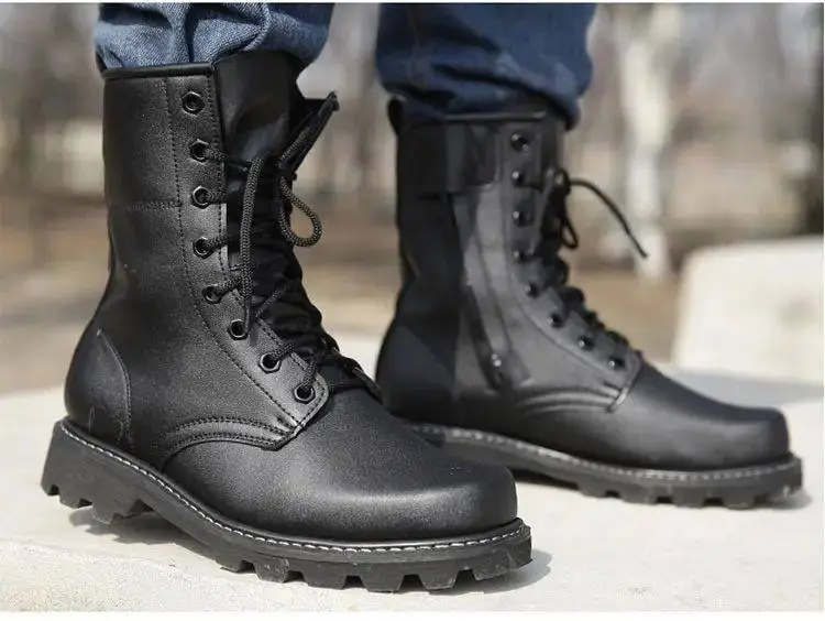 Militär-Sicherheitsstiefel mit Stahlkappe