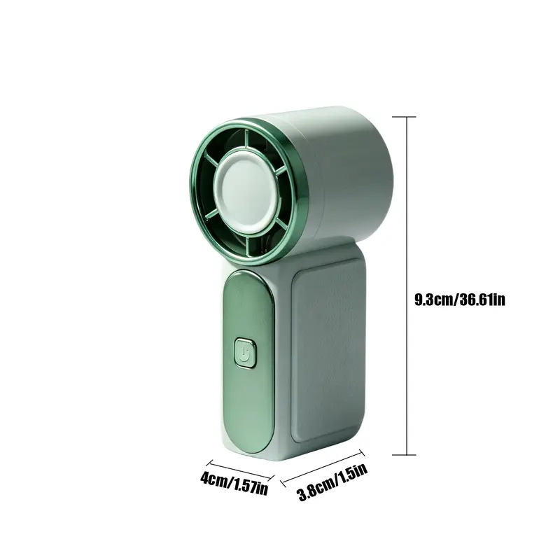 Mini Ventilator Grün Li-Ion Akku