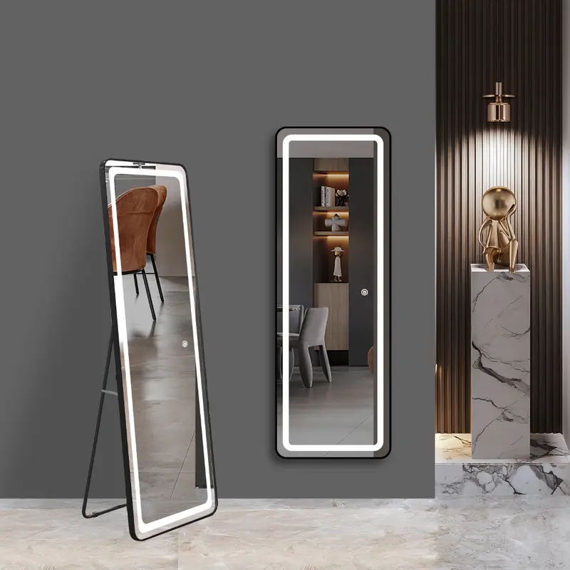 Mirrora Standspiegel mit LED