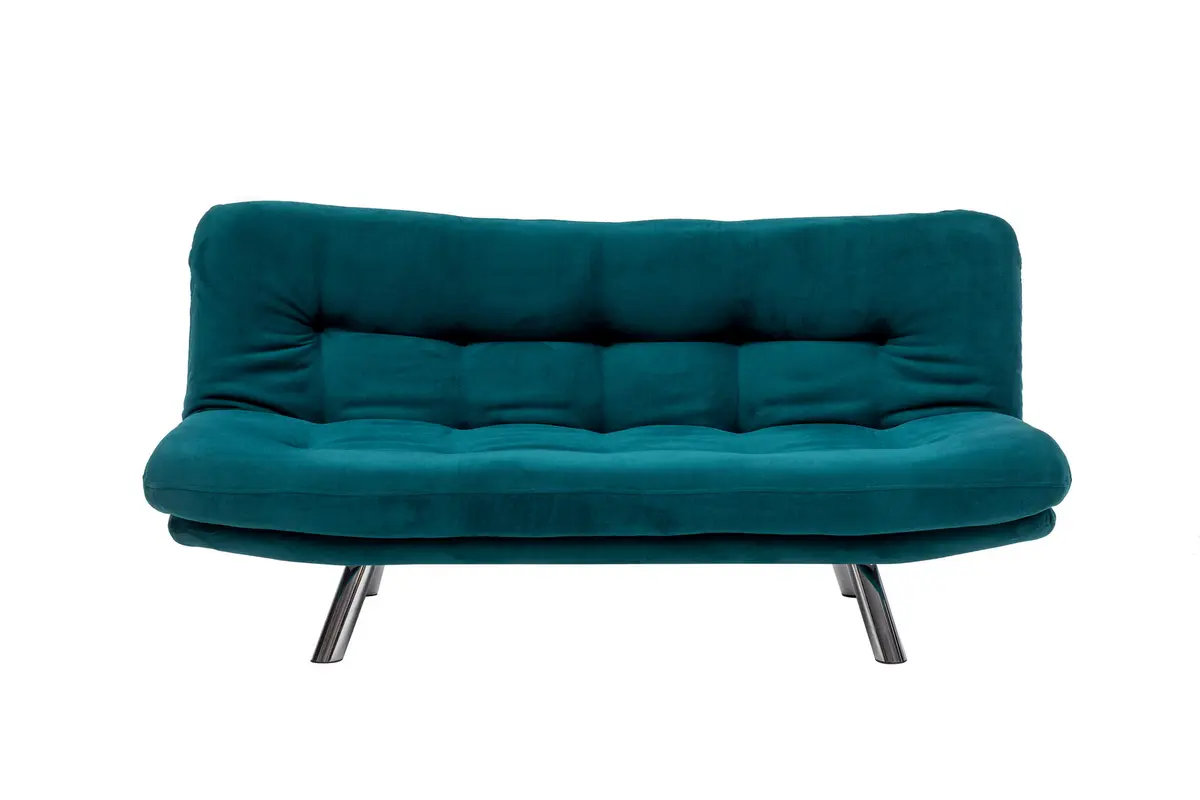 Misa Small Sofabed Bettsofa - Petrolgrün