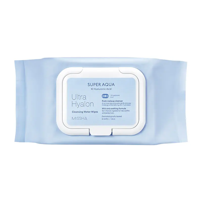 MISSHA – Super Aqua Ultra Hyalron Cleansing Water Wipes