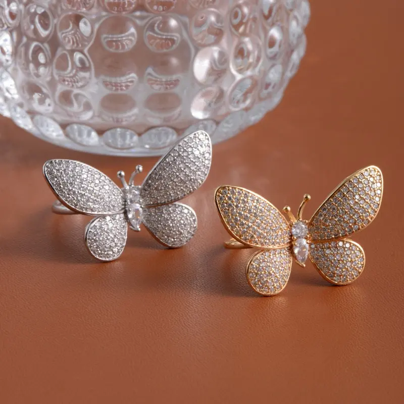 Mode-Schmetterling-Offener Ring