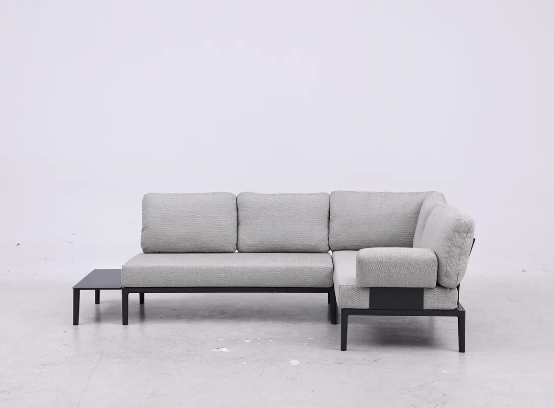 Modulares Garten-Loungeset Fiore 4 Sitzer mit Beistelltisch