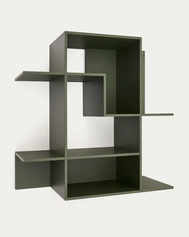 Modularregal Ina aus grün lackiertem MDF 80 x 80 cm FSC 100%