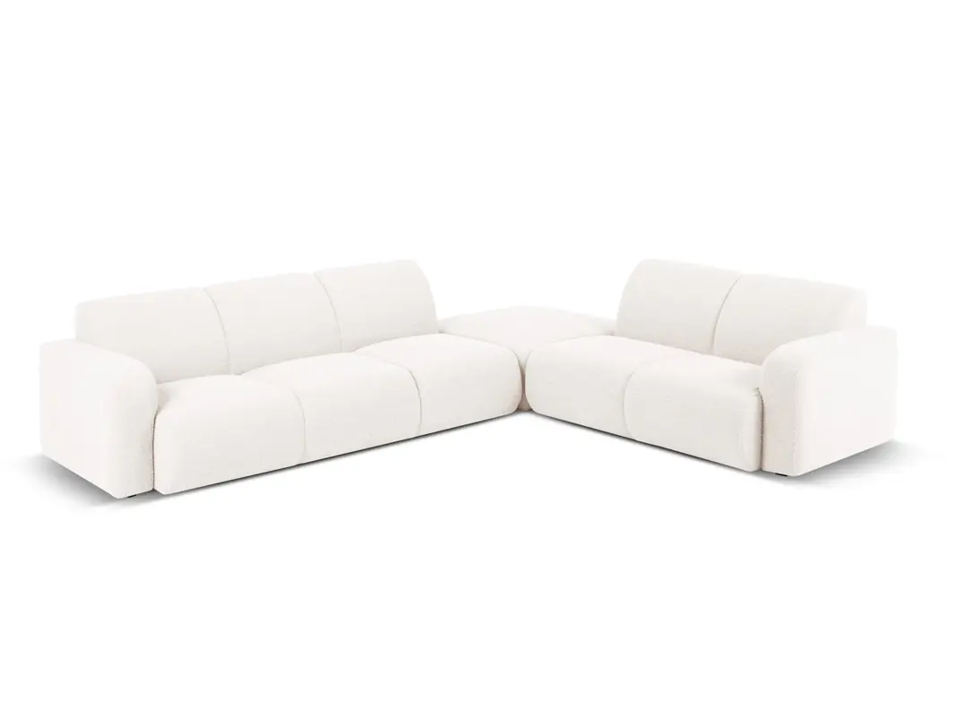 Molino Boucle Ecksofa rechts 6 Sitzer