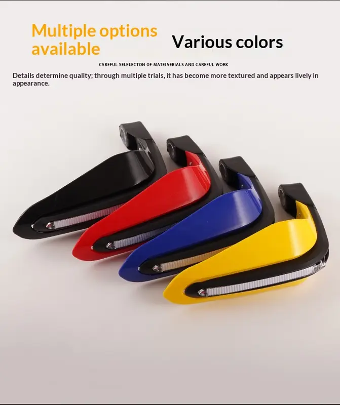 Motorrad Handschutz mit weissem Licht, universal