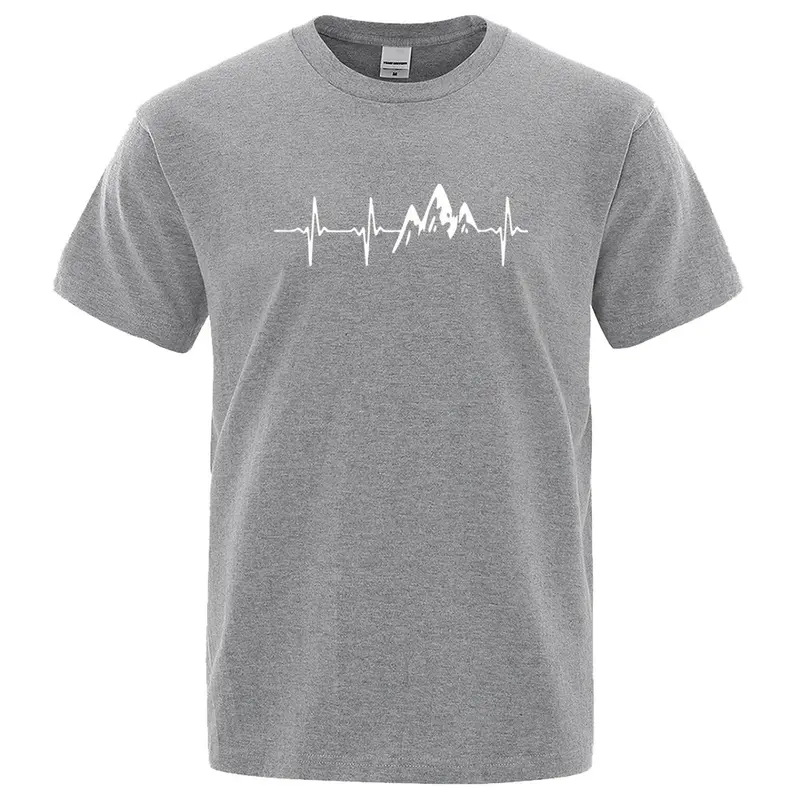 Mountain EKG Kurzarm-Shirt für Paare