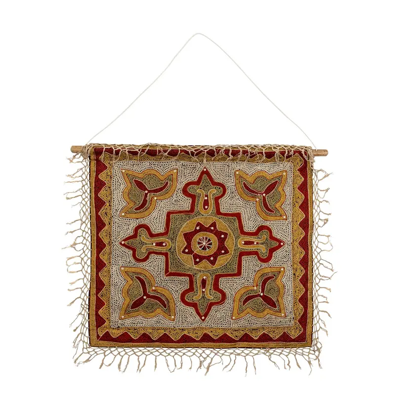 Mughal Wanddekoration, Rot, Baumwolle