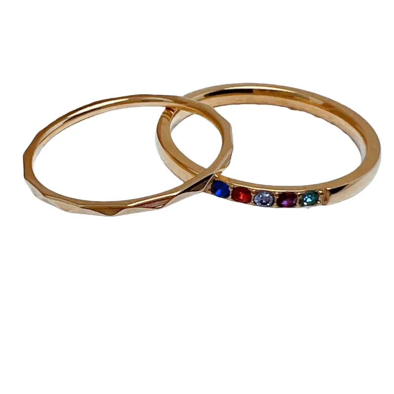 Multikant-Stahlkombi-Ringset