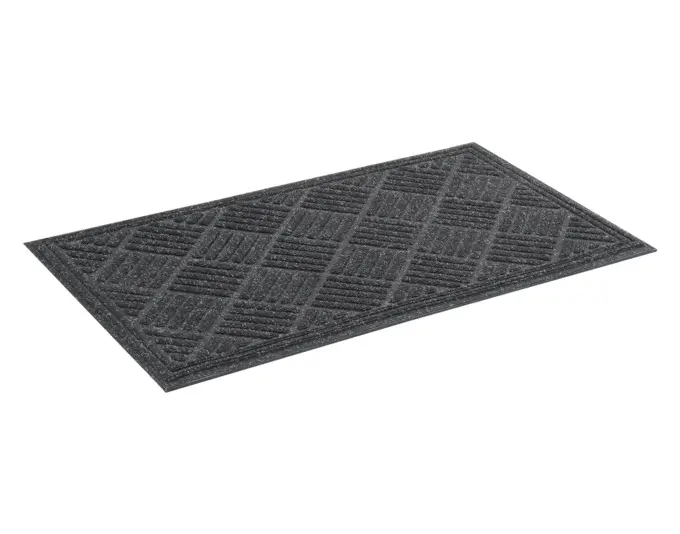MULTY HOME Fussmatte Contours Parquet dunkelgrau 45x75 cm