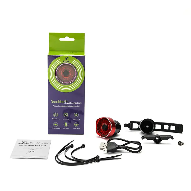 Nachladbare Fahrrad-Rücklichtsensor