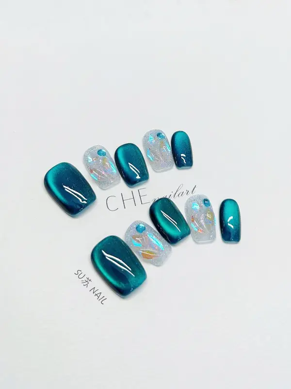 Nagelsticker Weiss