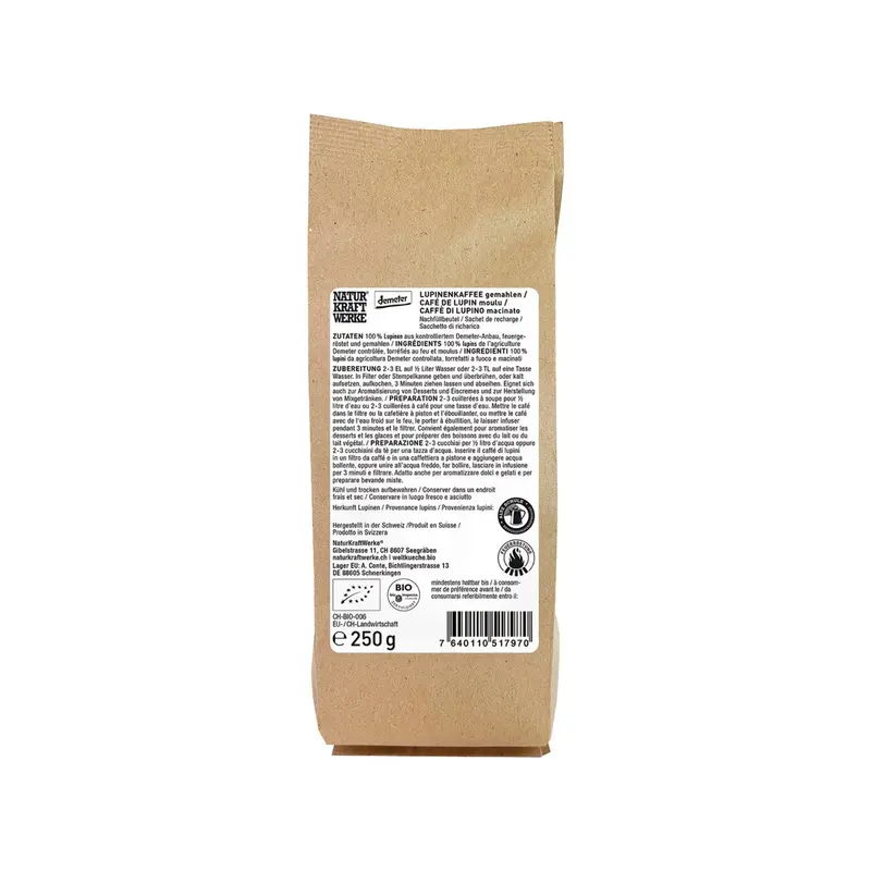NaturKraftWerke Lupinenkaffee, Demeter