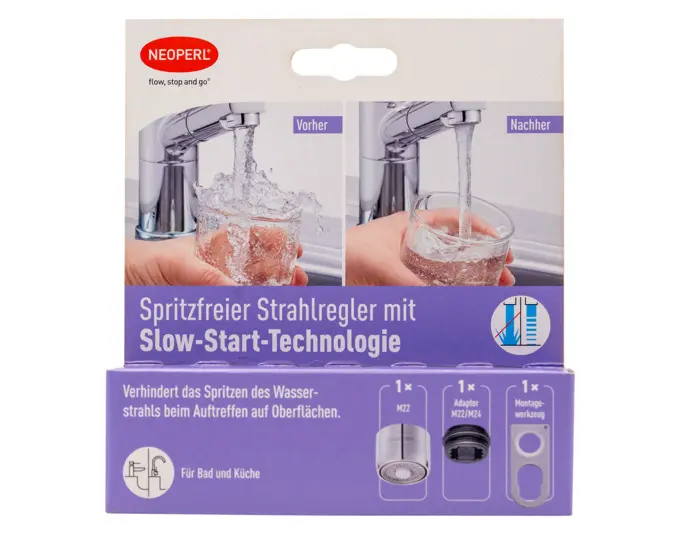 NEOPERL Mischdüse spritzfrei Slow-Start M22x1/M24x1