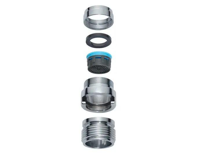 NEOPERL Schnellkupplung Adapter mit Strahlregler Messing verchromt M22/M24 3/4"