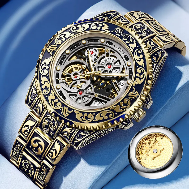 Neu und elegante Herren-Automatic Uhren mit Vintage-Design