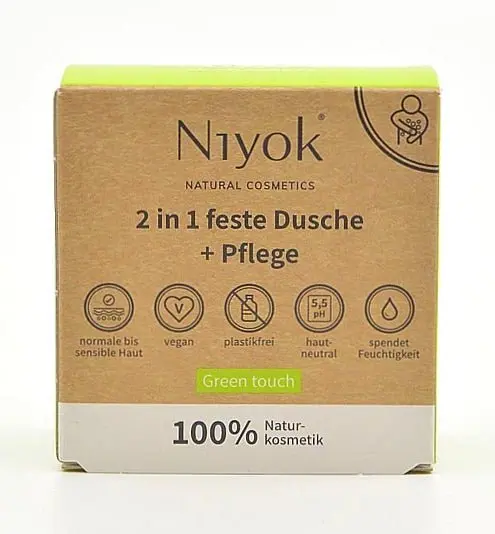 NIYOK Feste Dusche & Pflege 80g