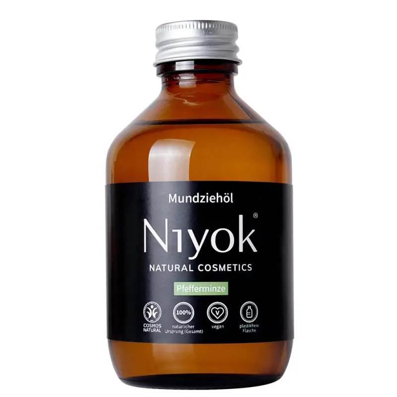 NIYOK Mundziehöl Pfefferminze & Zitrone 200ml