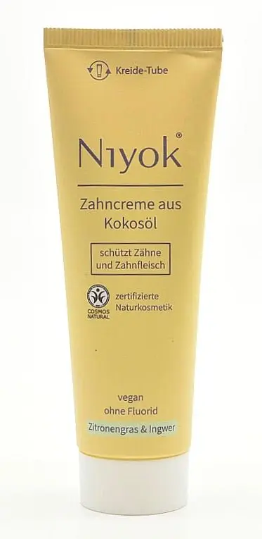 NIYOK Zahncreme Zitronengras & Ingwer 75ml - Zahnpasta