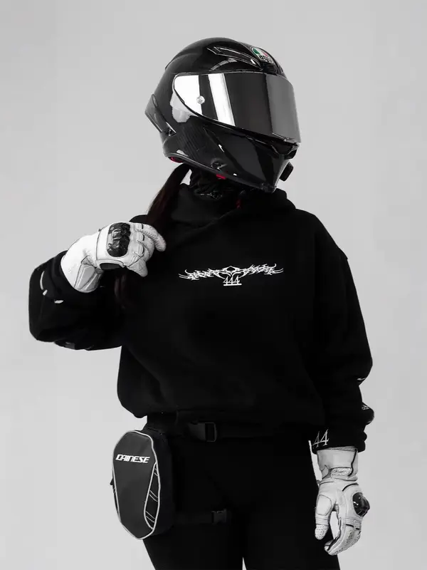 Noctilucent 3D Digital Print Street Motorrad-Top