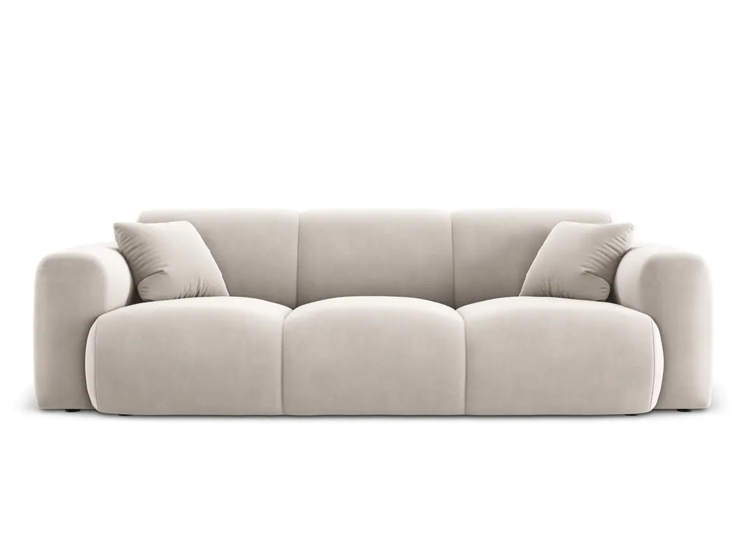 Nolio Velour Sofa 3 Sitzer 95cm