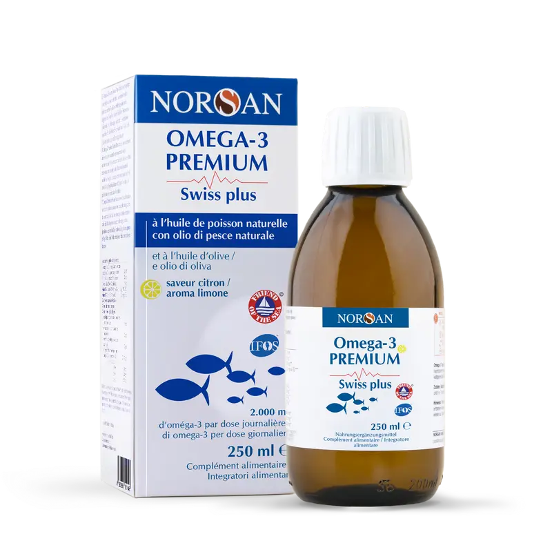 NORSAN Oméga-3 Premium Swiss plus Ol fl 250 ml