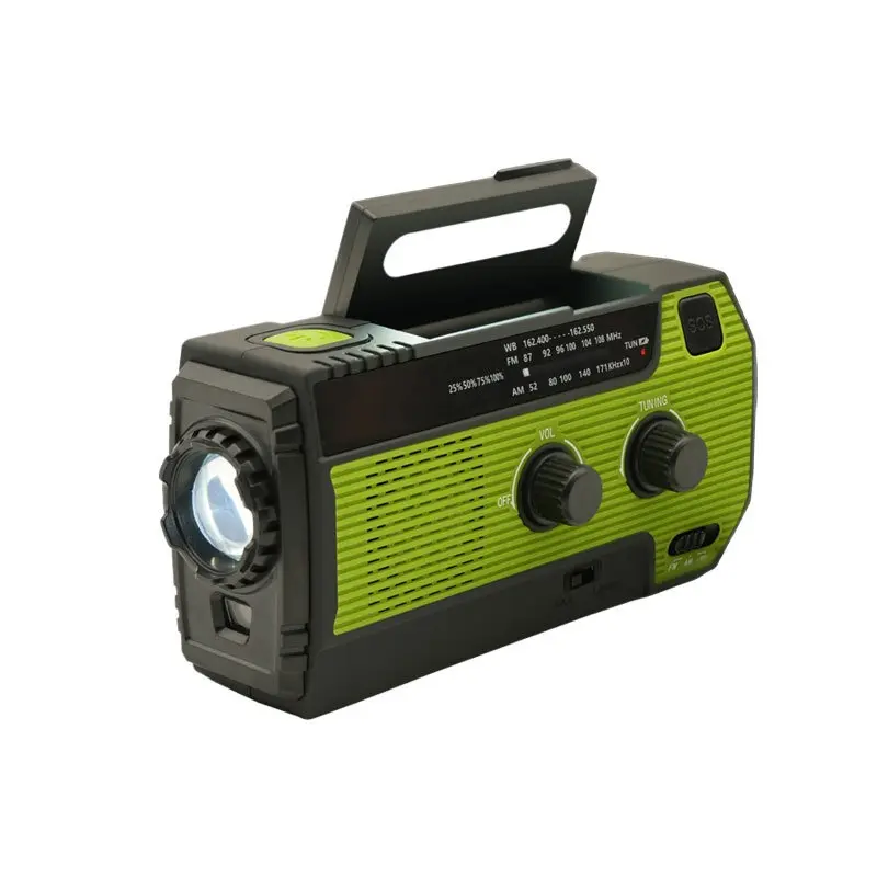 Notfallradio mit Solar- und Handkurbel