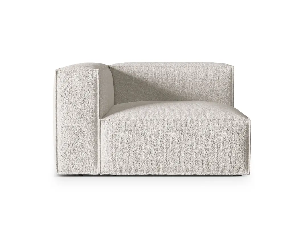Nuria Boucle Modular Sofa links 1 Sitzer