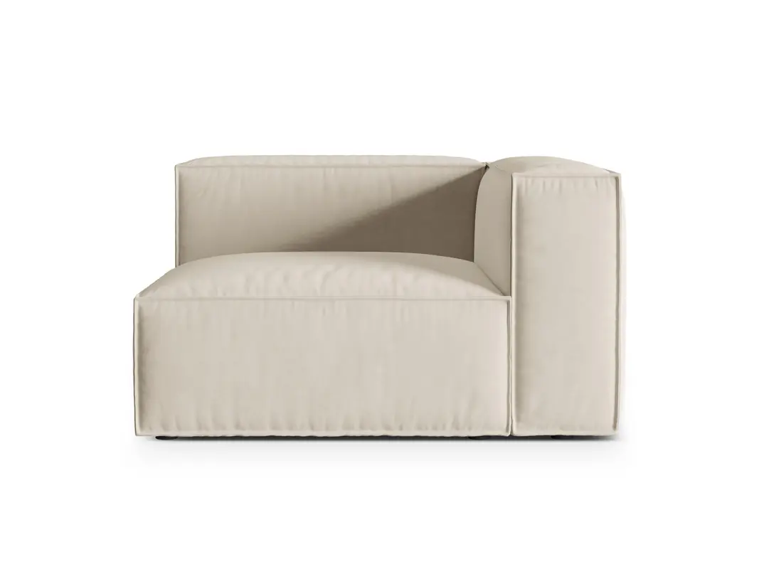 Nuria Velour Modular Sofa rechts 1 Sitzer