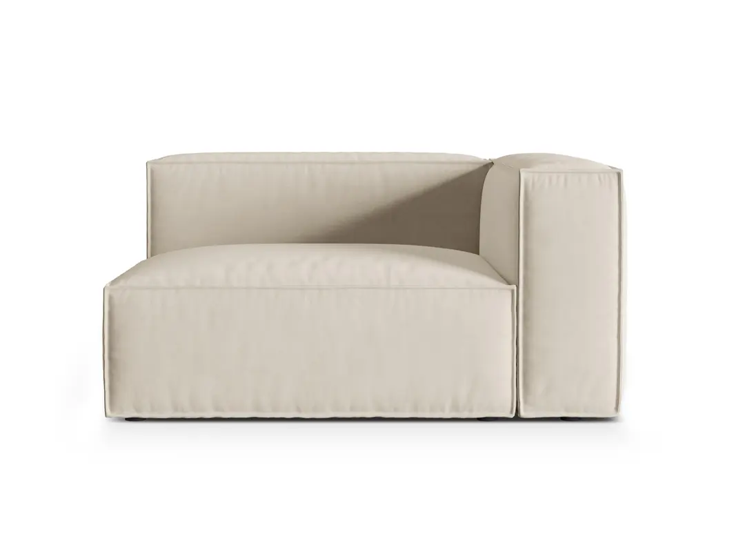 Nuria Velour Modular Sofa rechts 2 Sitzer