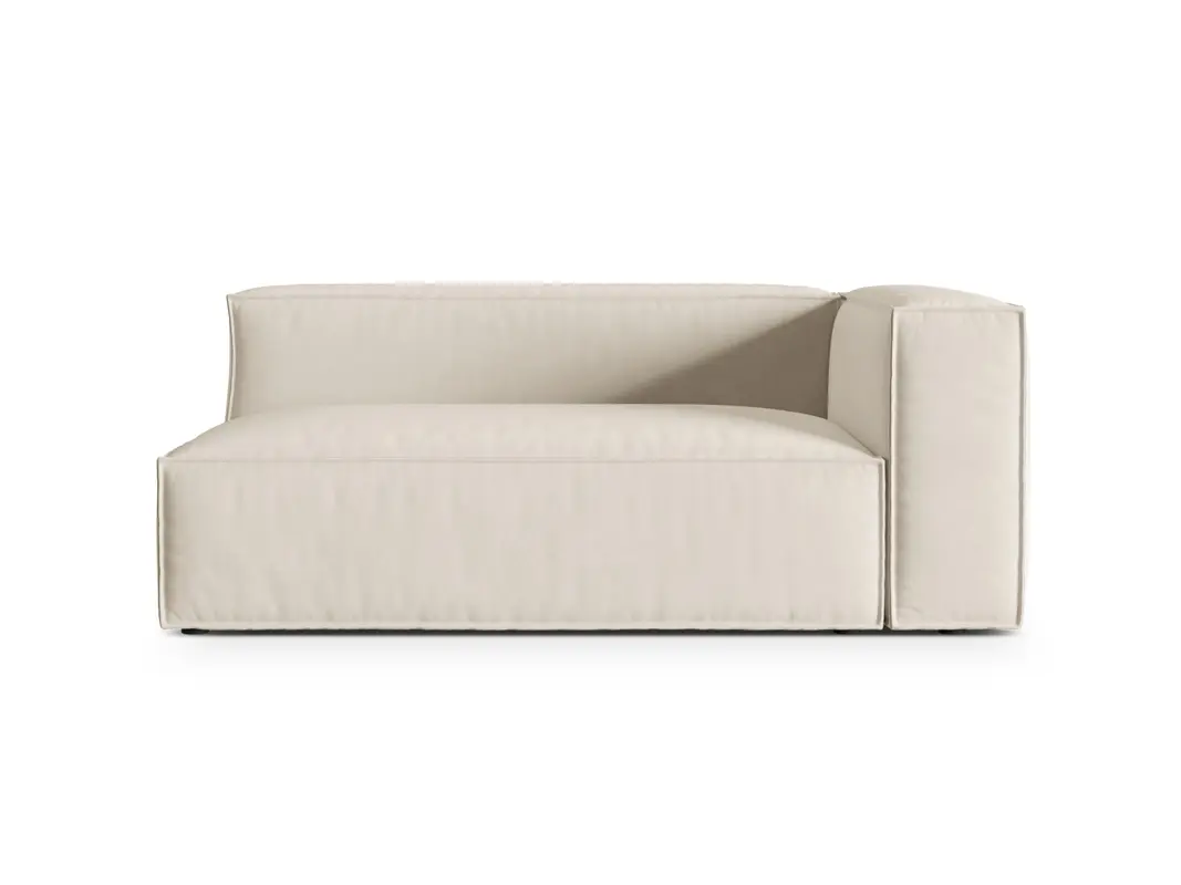Nuria Velour Modular Sofa rechts 3 Sitzer