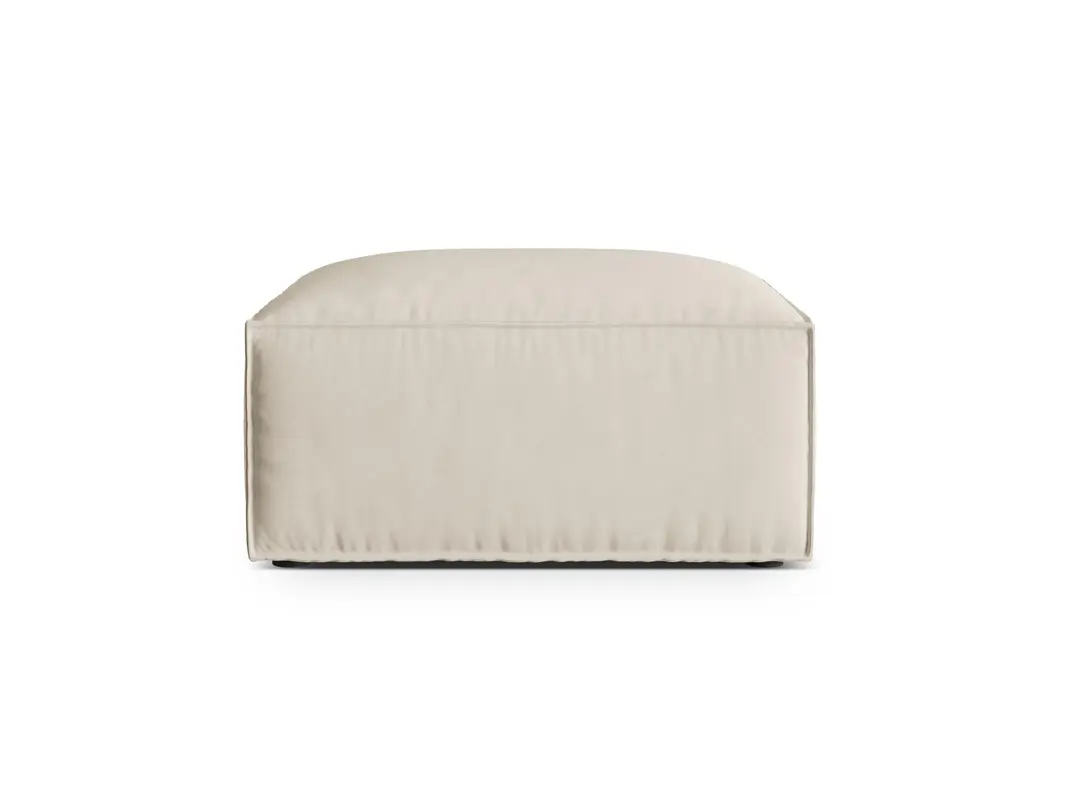 Nuria Velour Pouf 1 Sitzer