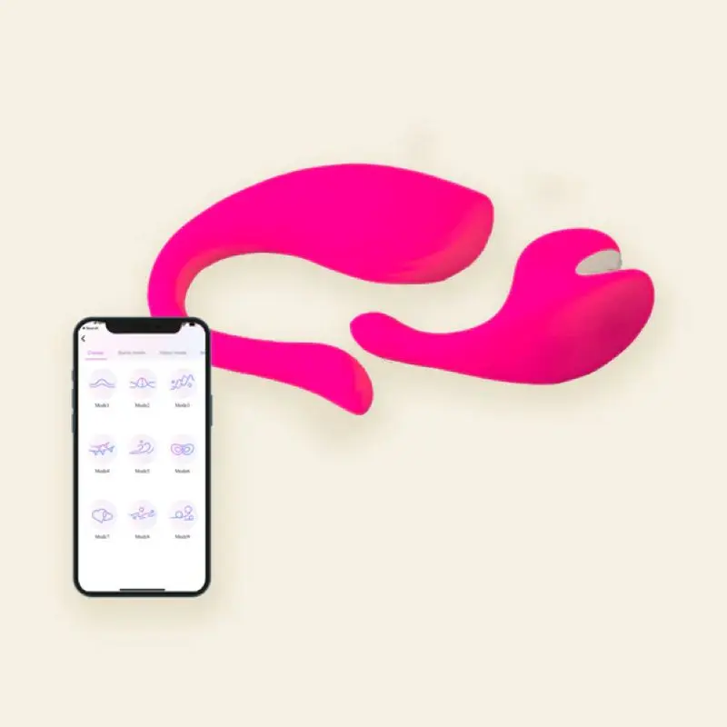 Œuf vibrant connecté Bluetooth application & télécommande — Monica