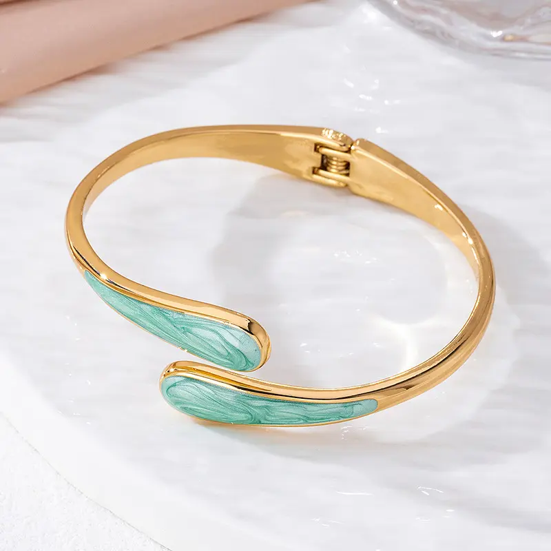 Offenes Armband «Metallic» · verstellbarer Cuff (4 Farben)